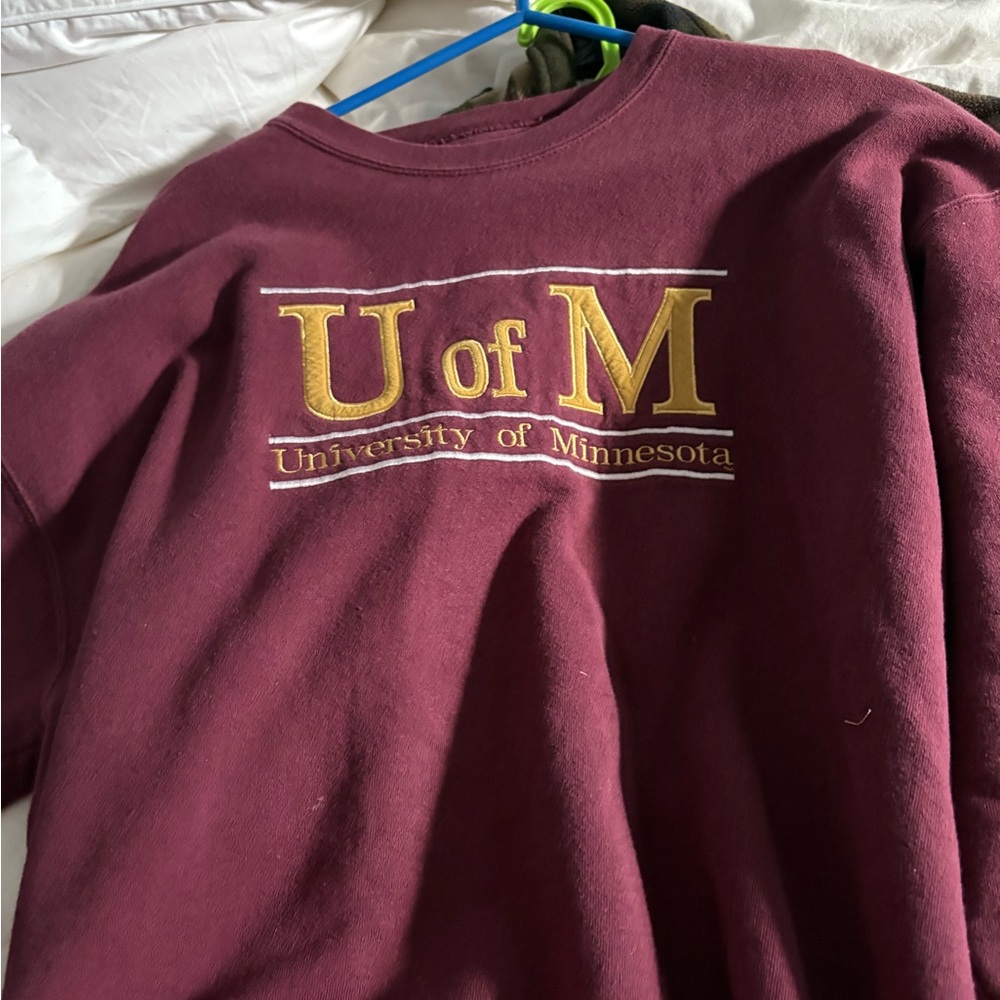 University of Minnesota Maroon Crewneck Sweater